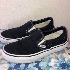 Black Slip on Vans